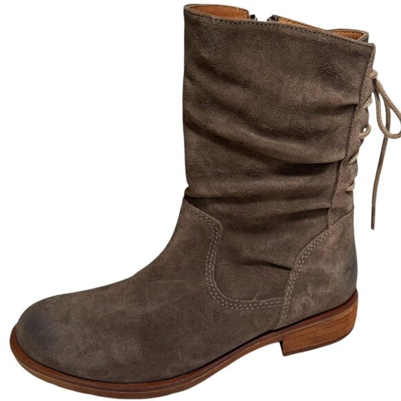 Sofft Women's Sharnell Low Waterproof Boot Taupe Suede size 6.5 NEW - Picture 1 of 6